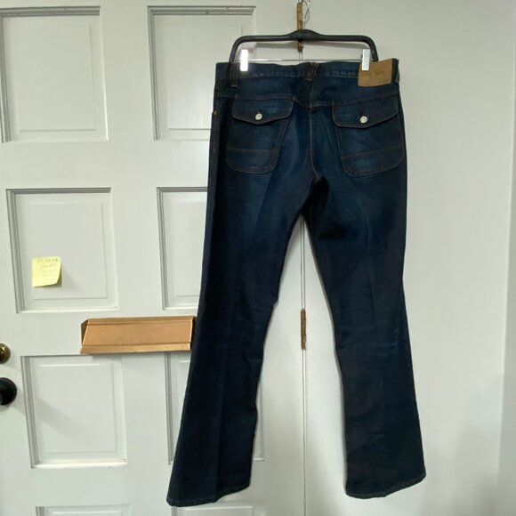 Paul Smith Jeans Mens  Button Fly Blue Denim Dark Wash Size 34L - Picture 3 of 10